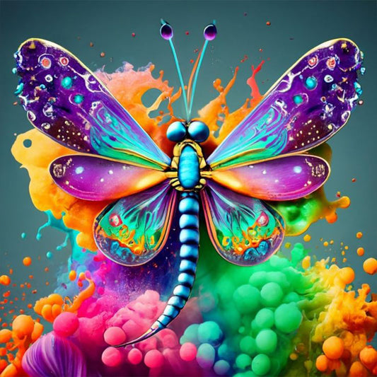 Butterfly - Full Round Drill Diamond Painting 40*40CM