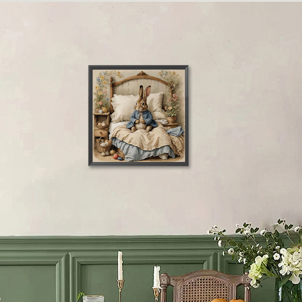 Rabbit - Full Round Drill Diamond Painting 40*40CM