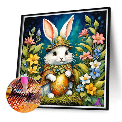 Rabbit - Full Round Drill Diamond Painting 40*40CM