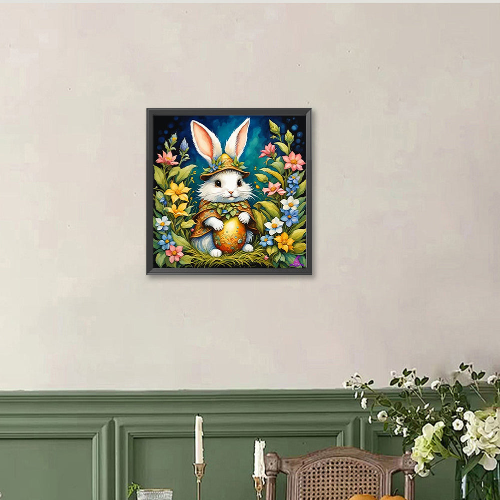Rabbit - Full Round Drill Diamond Painting 40*40CM
