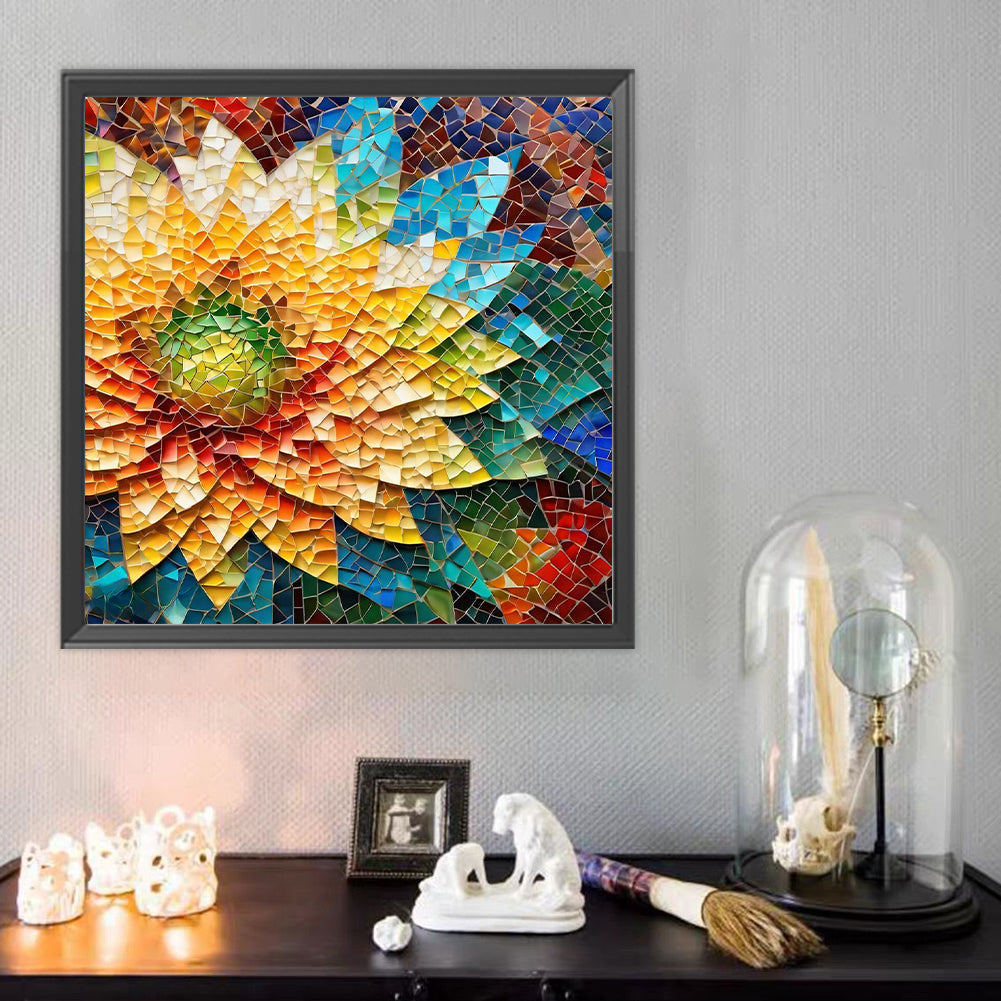 Glass Fragments Painting - Full Round Drill Diamond Painting 40*40CM