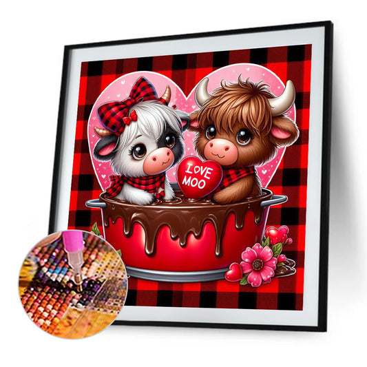 Love Yak - Full Round Drill Diamond Painting 40*40CM