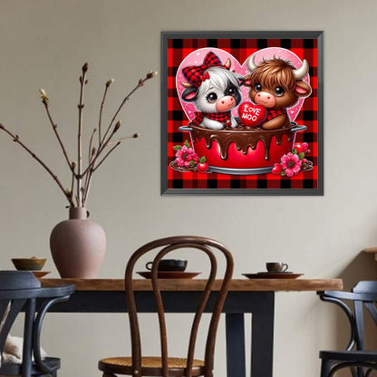 Love Yak - Full Round Drill Diamond Painting 40*40CM