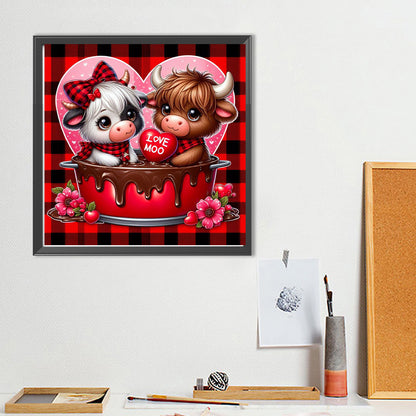 Love Yak - Full Round Drill Diamond Painting 40*40CM