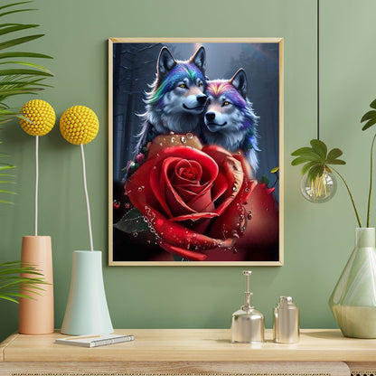 Wolf - Full Round Drill Diamond Painting 40*50CM