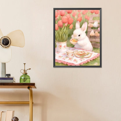 Rabbit - Full Round Drill Diamond Painting 40*50CM