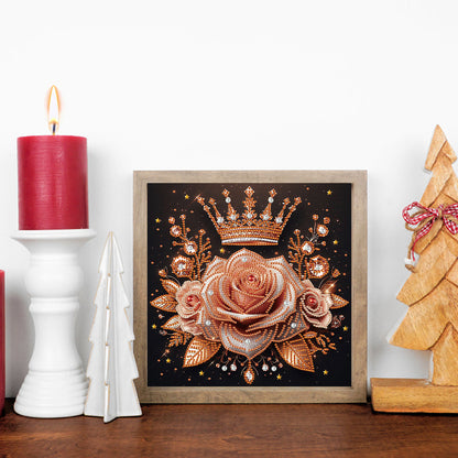 Dream Rose - Special Shaped Drill Diamond Painting 30*30CM