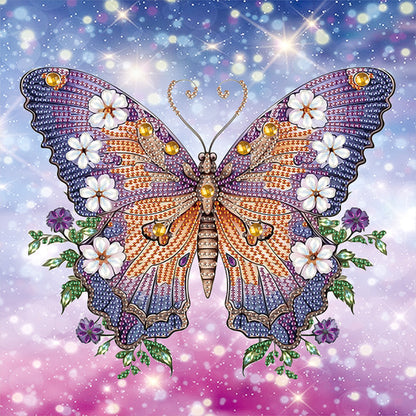 Butterfly - Special Shaped Drill Diamond Painting 30*30CM