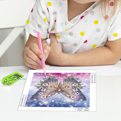 Butterfly - Special Shaped Drill Diamond Painting 30*30CM