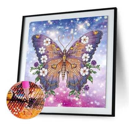 Butterfly - Special Shaped Drill Diamond Painting 30*30CM