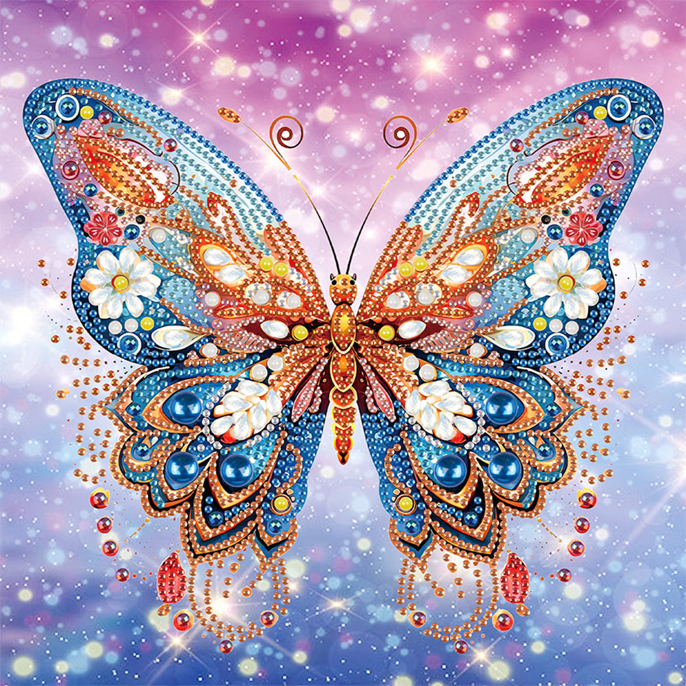 Butterfly - Special Shaped Drill Diamond Painting 30*30CM