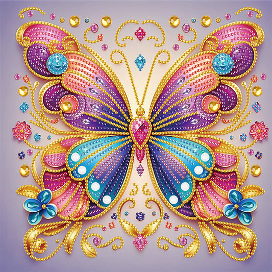 Butterfly - Special Shaped Drill Diamond Painting 30*30CM