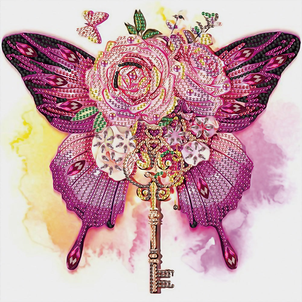 Butterfly - Special Shaped Drill Diamond Painting 30*30CM