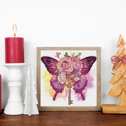 Butterfly - Special Shaped Drill Diamond Painting 30*30CM