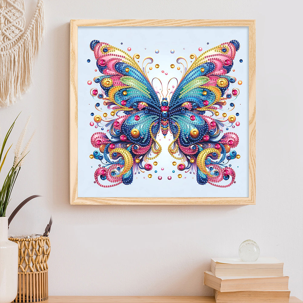 Butterfly - Special Shaped Drill Diamond Painting 30*30CM