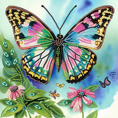 Butterfly - Special Shaped Drill Diamond Painting 30*30CM
