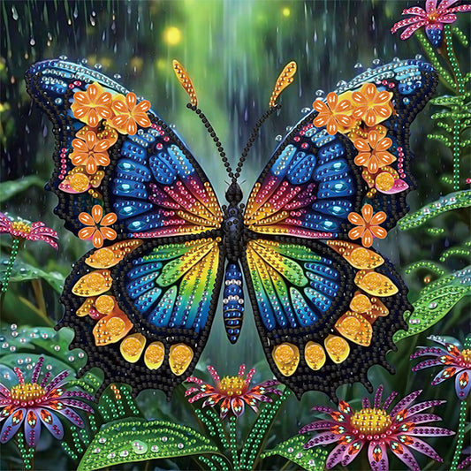 Butterfly - Special Shaped Drill Diamond Painting 30*30CM