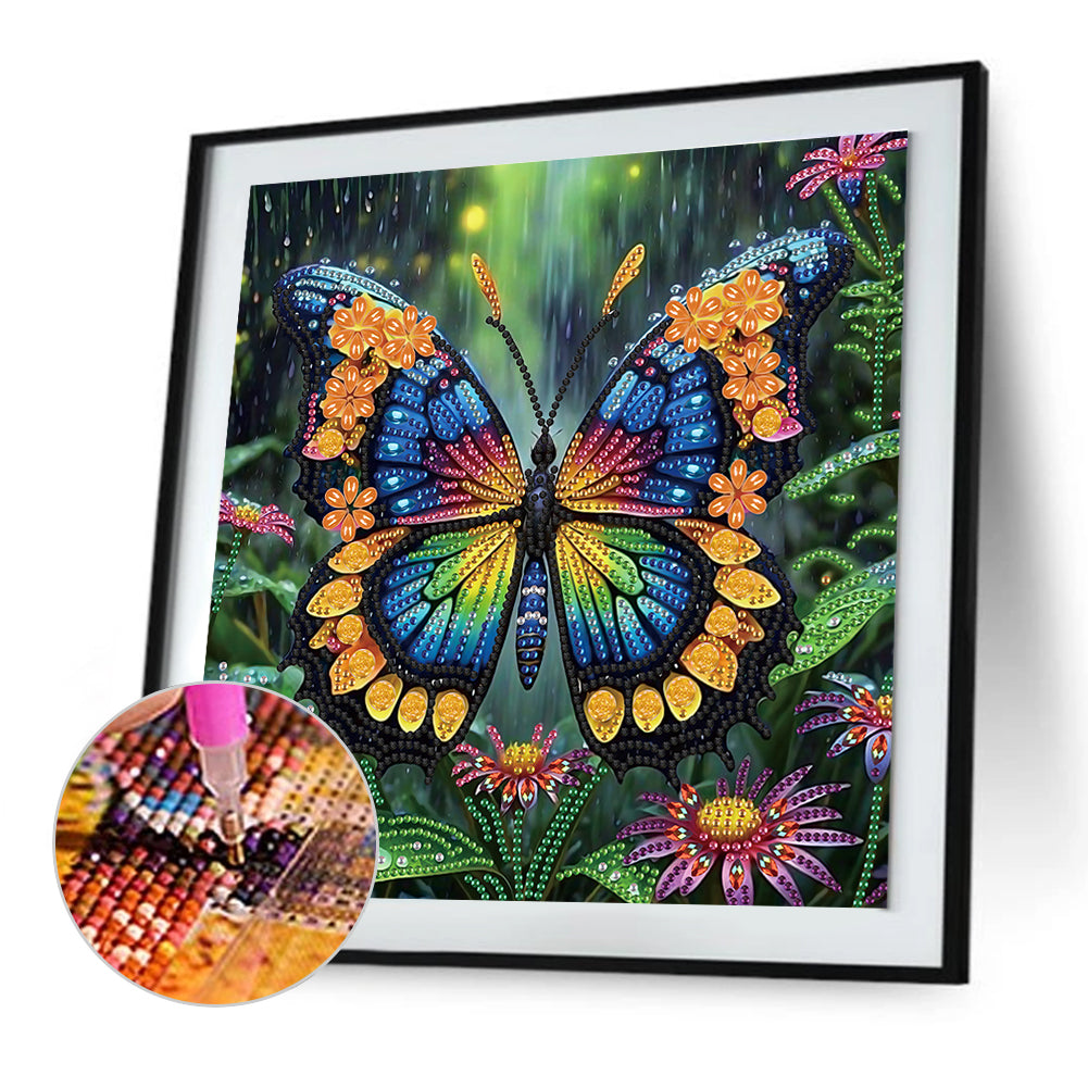 Butterfly - Special Shaped Drill Diamond Painting 30*30CM
