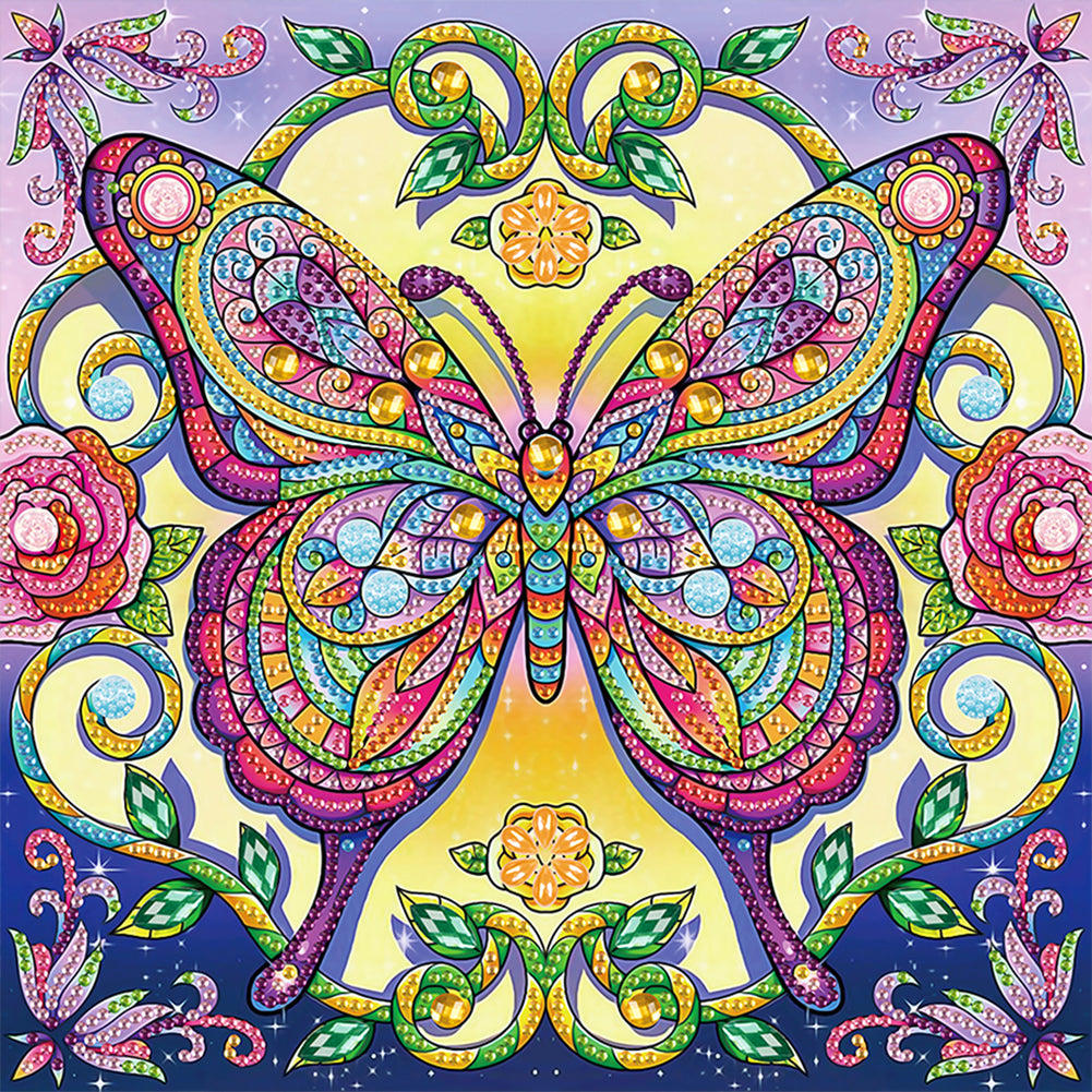 Butterfly - Special Shaped Drill Diamond Painting 30*30CM