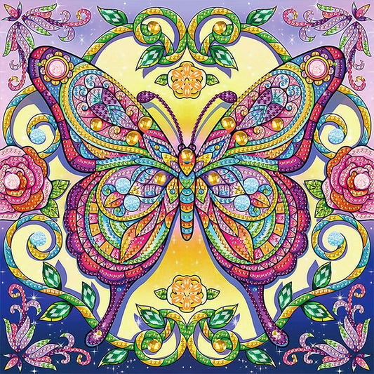 Butterfly - Special Shaped Drill Diamond Painting 30*30CM