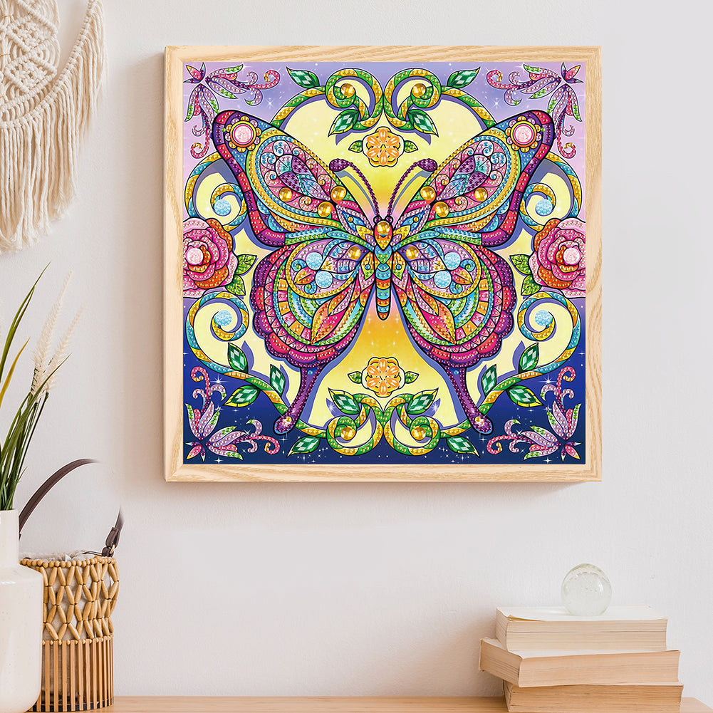 Butterfly - Special Shaped Drill Diamond Painting 30*30CM