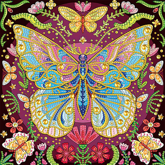 Butterfly - Special Shaped Drill Diamond Painting 30*30CM