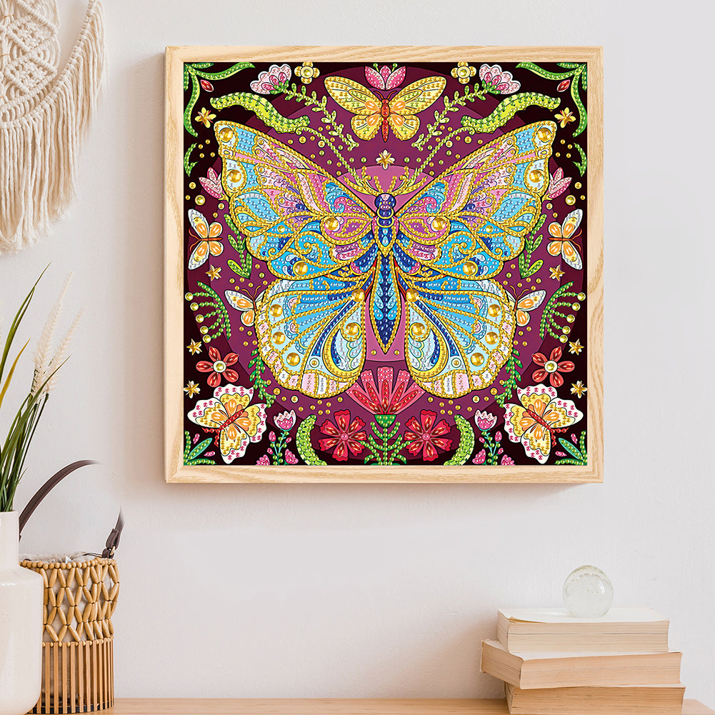 Butterfly - Special Shaped Drill Diamond Painting 30*30CM