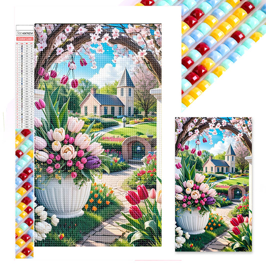 House - Full Square Drill Diamond Painting 40*70CM