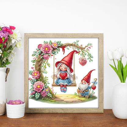 Swinging - Special Shaped Drill Diamond Painting 30*30CM
