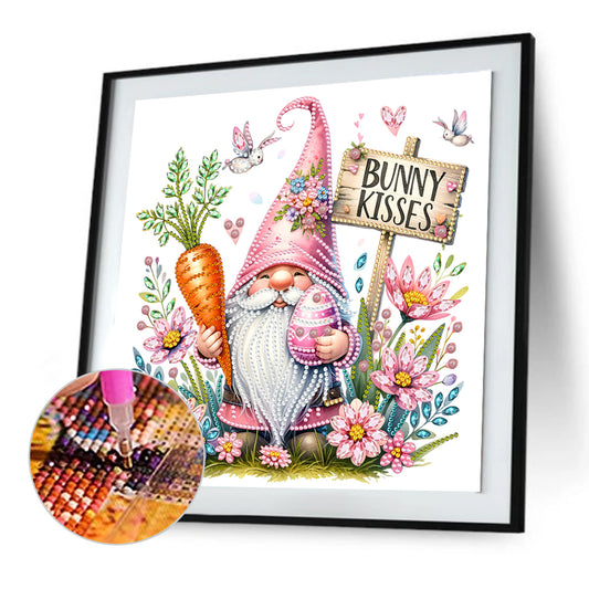 Easter Gnome - Special Shaped Drill Diamond Painting 30*30CM