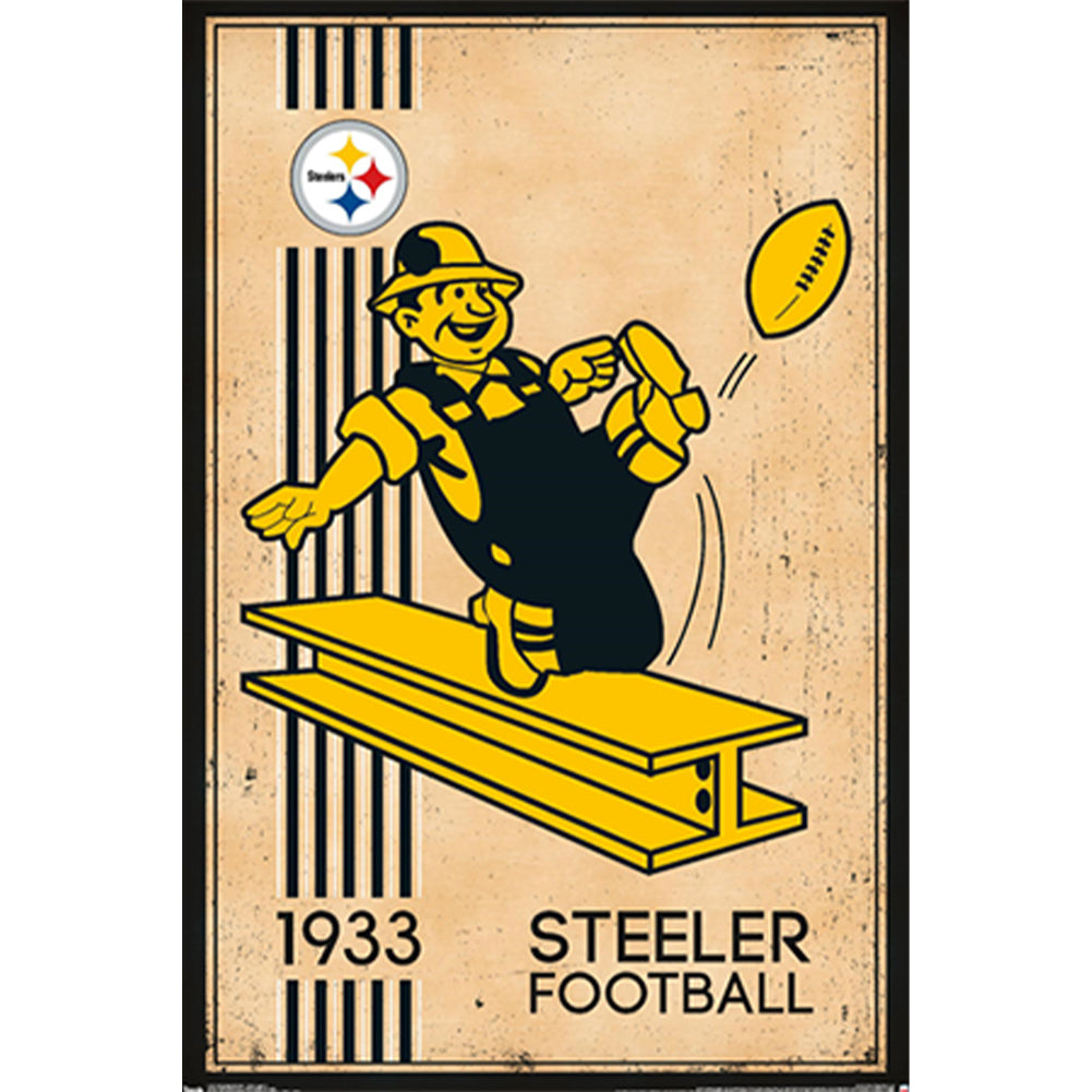 Pittsburgh Steelers Olive - Full Round Drill Diamond Painting 30*45CM