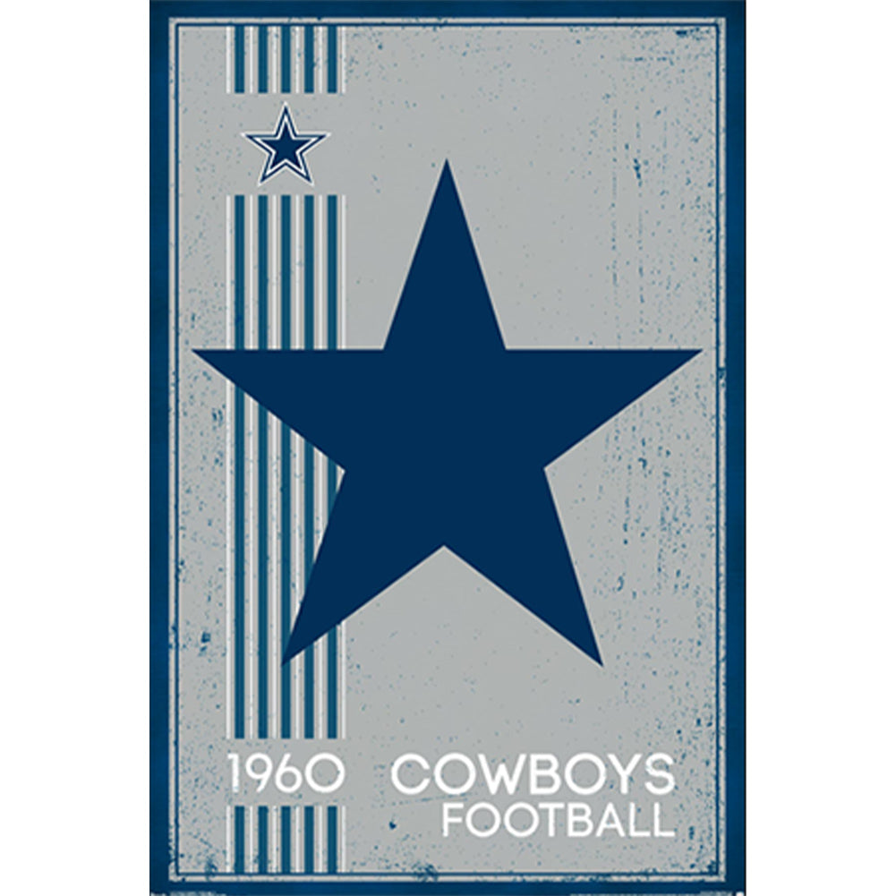 Dallas Cowboys Olive - Full Round Drill Diamond Painting 30*45CM