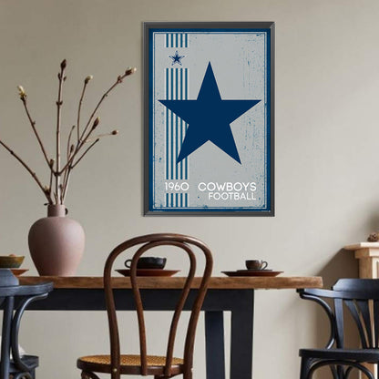Dallas Cowboys Olive - Full Round Drill Diamond Painting 30*45CM