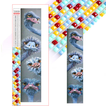 Ostrich - Full Square Drill Diamond Painting 25*115CM