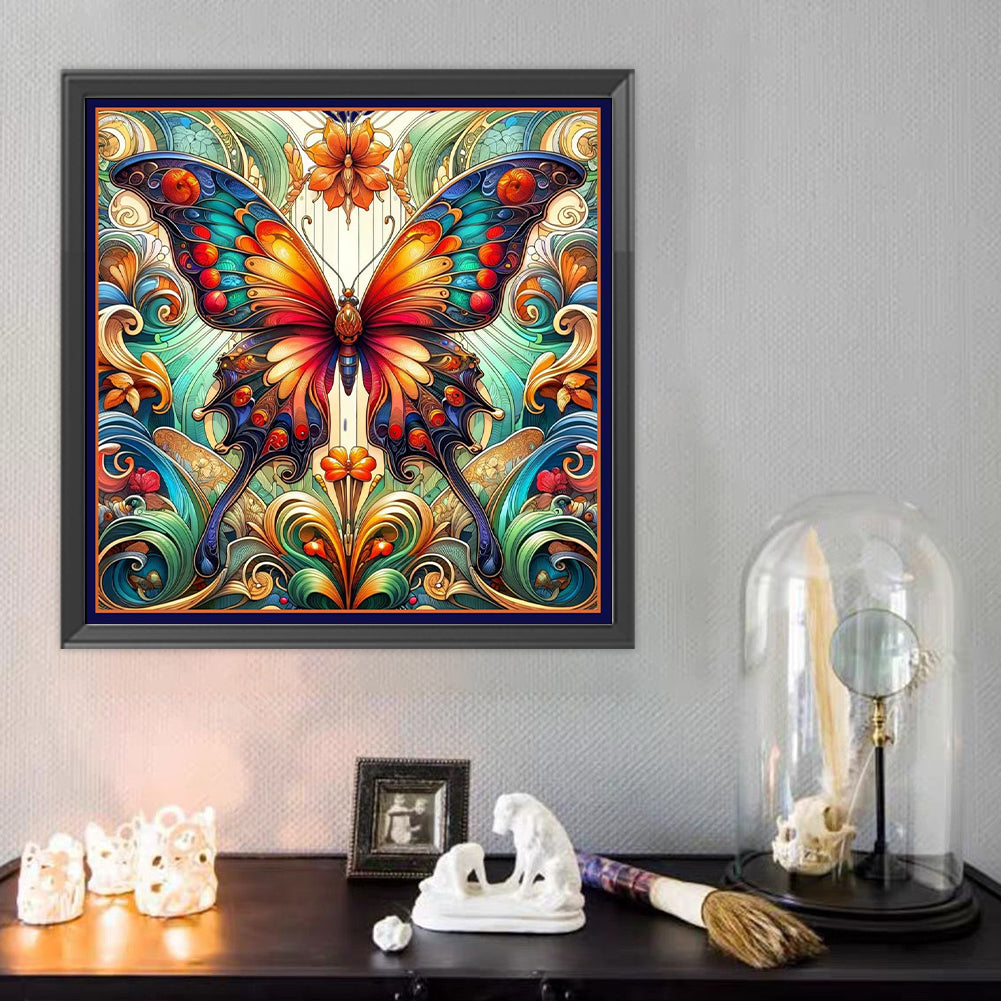Butterfly - Full Round Drill Diamond Painting 40*40CM