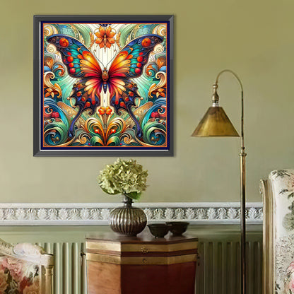 Butterfly - Full Round Drill Diamond Painting 40*40CM
