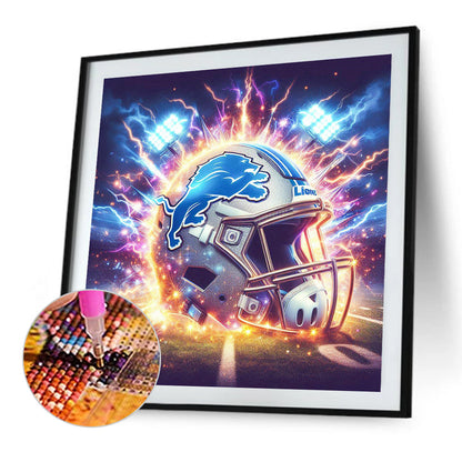 Detroit Lions - Full Square Drill Diamond Painting 30*30CM
