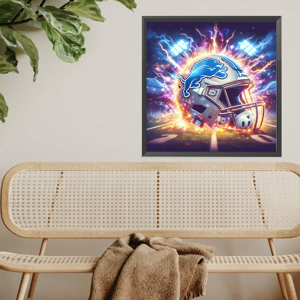 Detroit Lions - Full Square Drill Diamond Painting 30*30CM