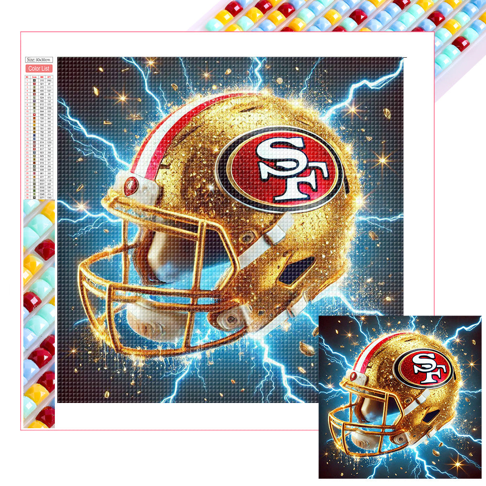 San Francisco 49Ers - Full Square Drill Diamond Painting 30*30CM