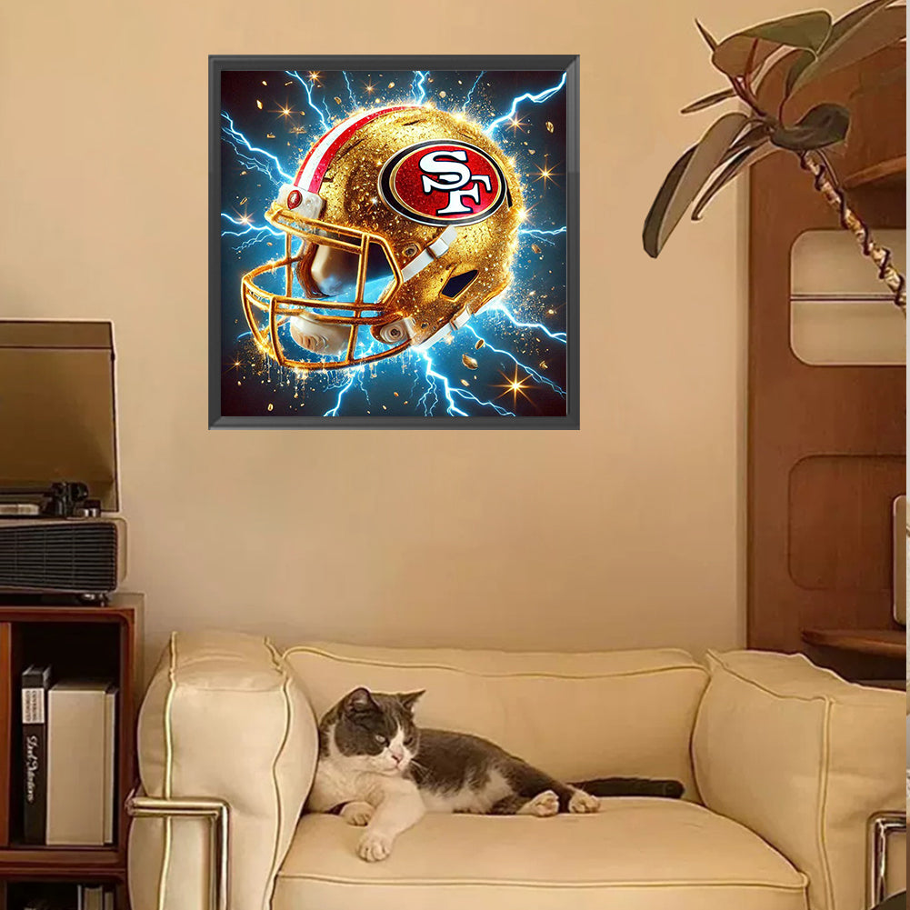 San Francisco 49Ers - Full Square Drill Diamond Painting 30*30CM