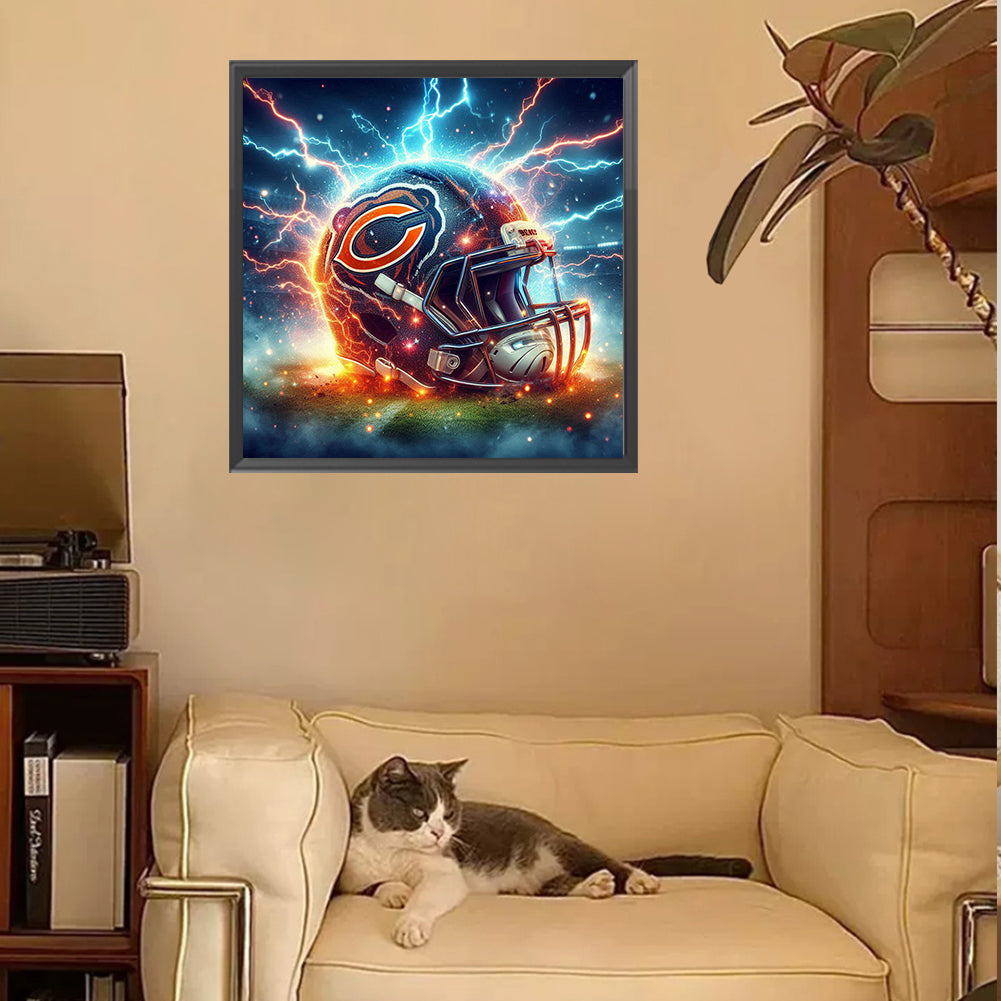 Chicago Bears - Full Square Drill Diamond Painting 30*30CM