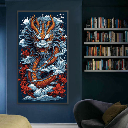 Dragon - Full Square Drill Diamond Painting 40*75CM