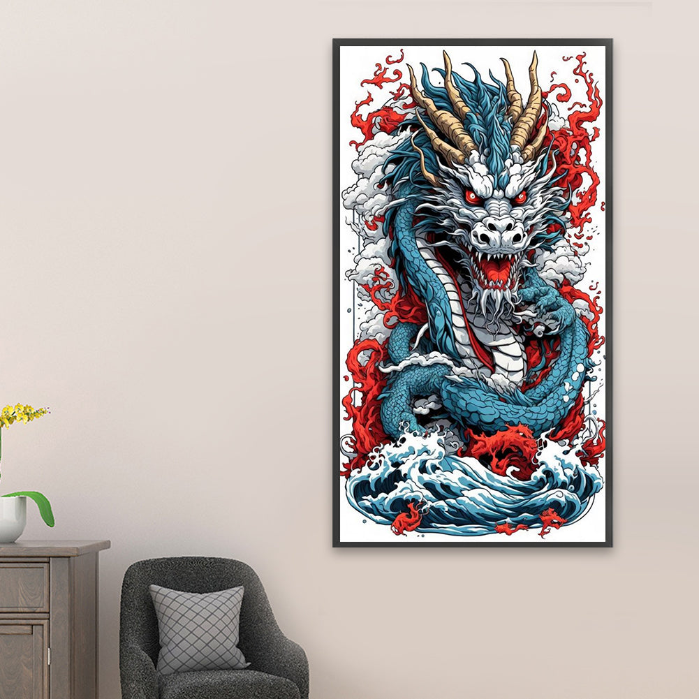 Dragon - Full Square Drill Diamond Painting 40*75CM