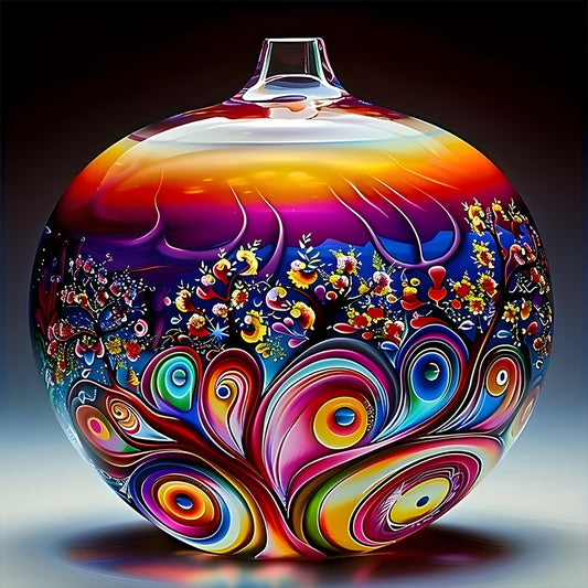 Art Vase - Full Round Drill Diamond Painting 40*40CM