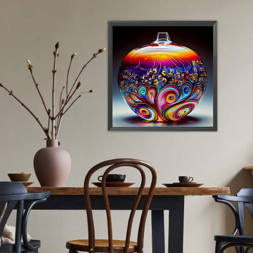 Art Vase - Full Round Drill Diamond Painting 40*40CM