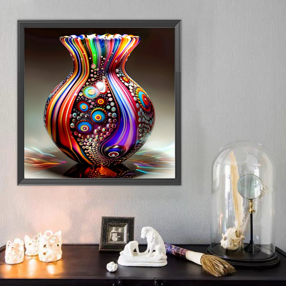 Art Vase - Full Round Drill Diamond Painting 40*40CM