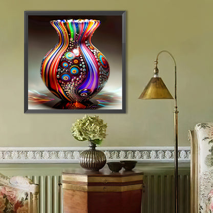 Art Vase - Full Round Drill Diamond Painting 40*40CM