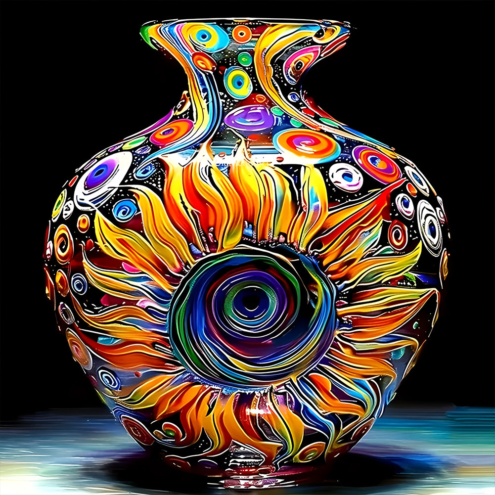 Art Vase - Full Round Drill Diamond Painting 40*40CM