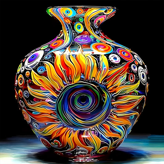 Art Vase - Full Round Drill Diamond Painting 40*40CM