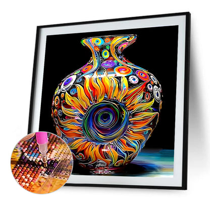 Art Vase - Full Round Drill Diamond Painting 40*40CM